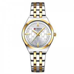 Curren Silver Gold Γυναικείο Ρολόι 