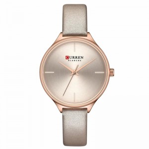Curren Leather Gray Γυναικείο Ρολόι 