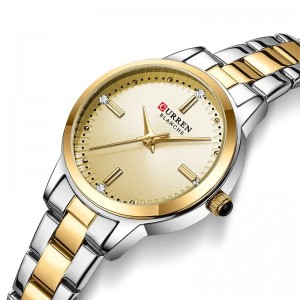 Curren Silver Gold Γυναικείο Ρολόι 