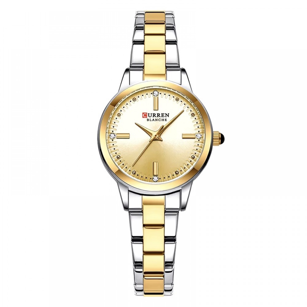 Curren Silver Gold Γυναικείο Ρολόι 