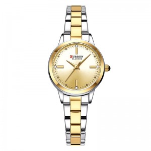 Curren Silver Gold Γυναικείο Ρολόι 