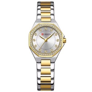 Curren Silver Gold Γυναικείο Ρολόι 