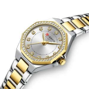 Curren Silver Gold Γυναικείο Ρολόι 