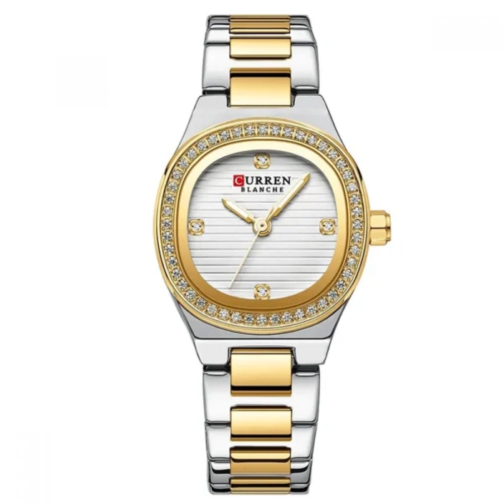 Curren  Silver Gold Γυναικείο Ρολόι 