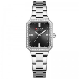 Curren Silver Black Γυναικείο Ρολόι 