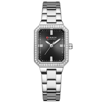 Curren Silver Black Γυναικείο Ρολόι 