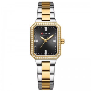 Curren Silver Gold Black Γυναικείο Ρολόι 
