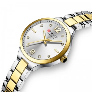 Curren Silver Gold Γυναικείο Ρολόι 