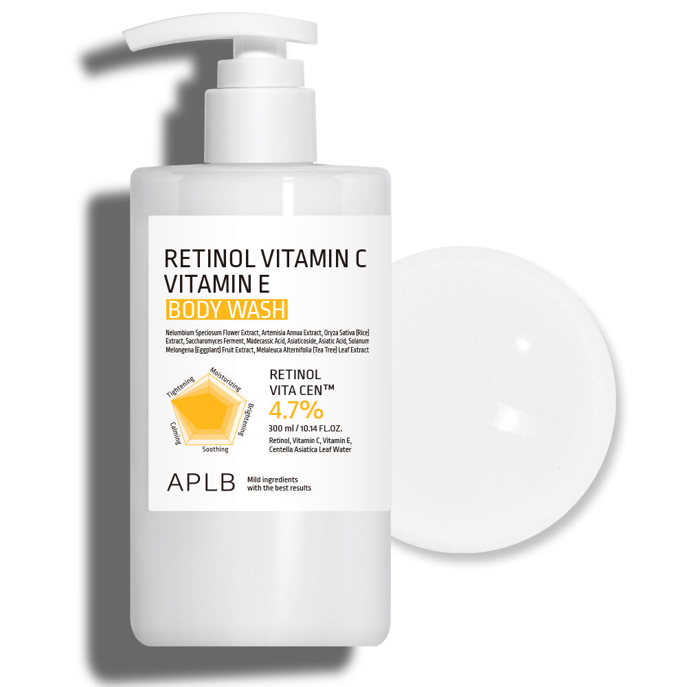 APLB Retinol Vitamin C Vitamin E Body Wash - Καθαρισμός & Αναζωογόνηση Σώματος