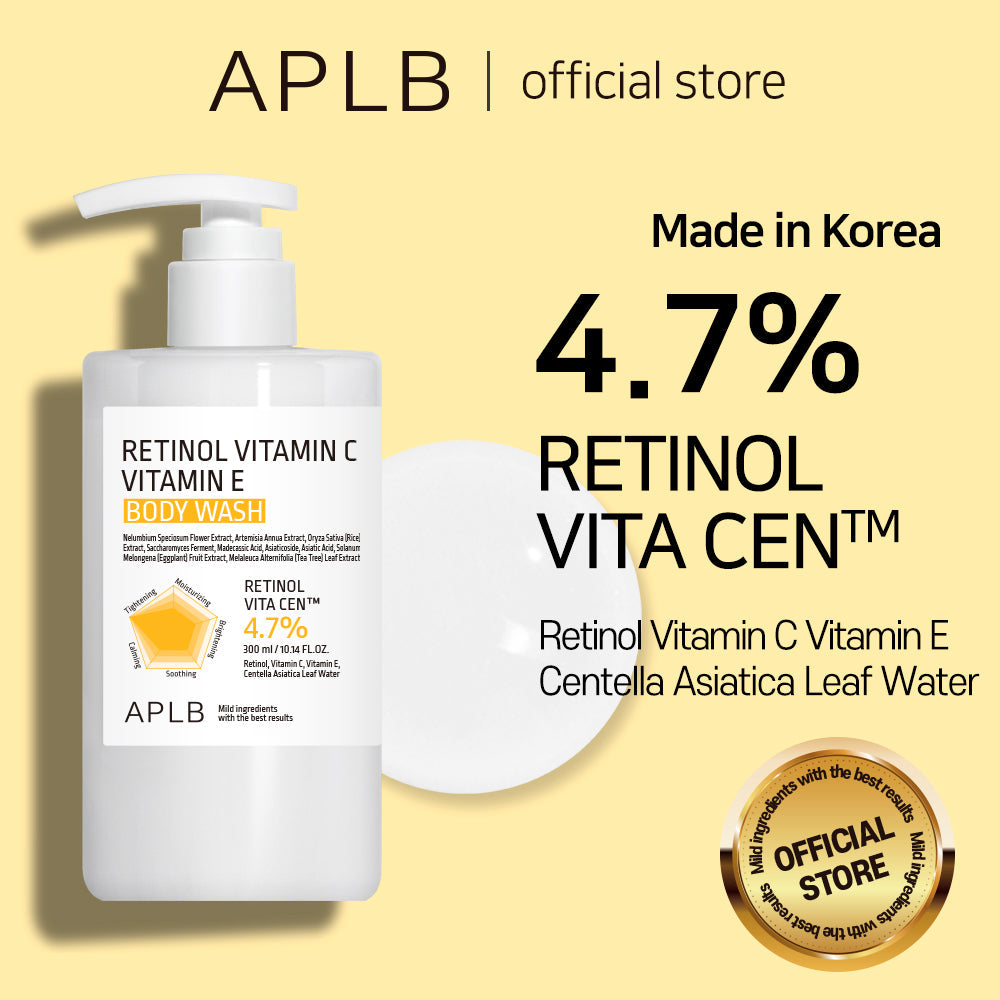APLB Retinol Vitamin C Vitamin E Body Wash - Καθαρισμός & Αναζωογόνηση Σώματος