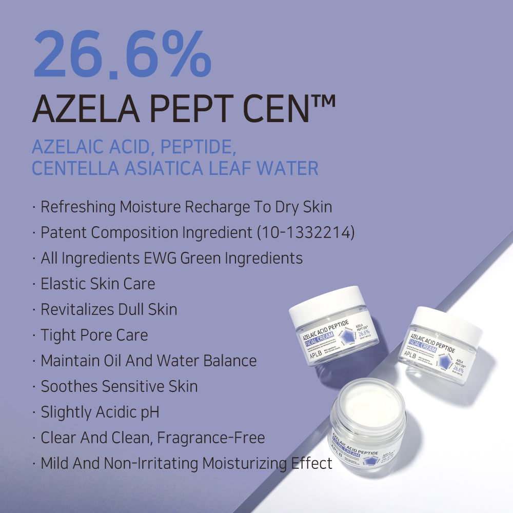 APLB Azelaic Acid Peptide Facial Cream – Λάμψη, Ελαστικότητα & Εξισορρόπηση