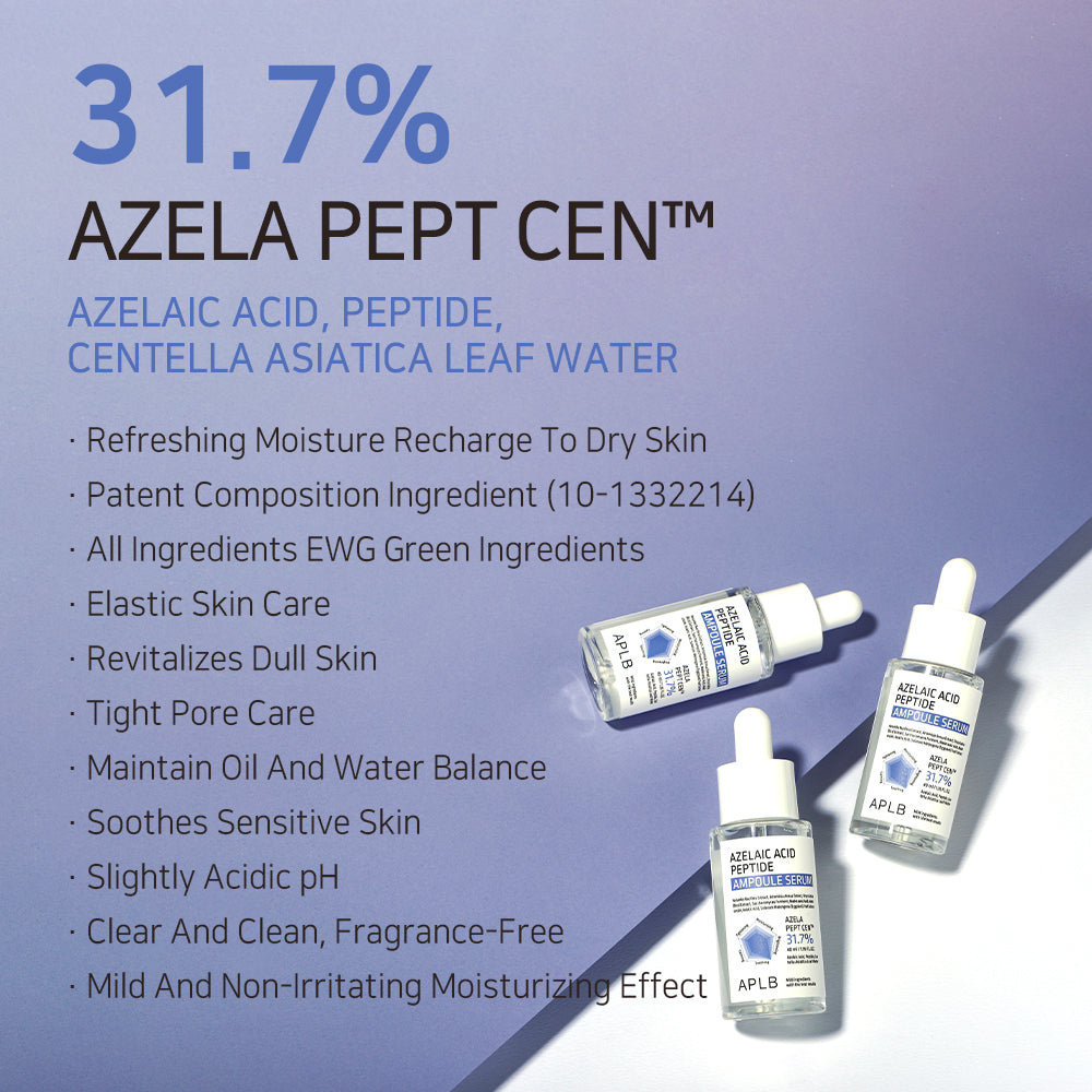 APLB Azelaic Acid Peptide Ampoule Serum – Ορός για Ομοιόμορφο Τόνο & Ελαστικότητα