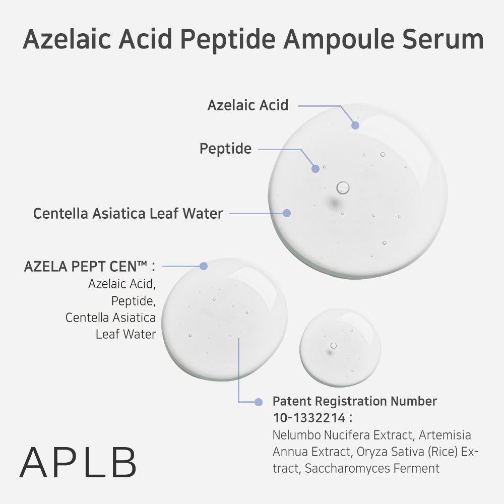 APLB Azelaic Acid Peptide Ampoule Serum – Ορός για Ομοιόμορφο Τόνο & Ελαστικότητα