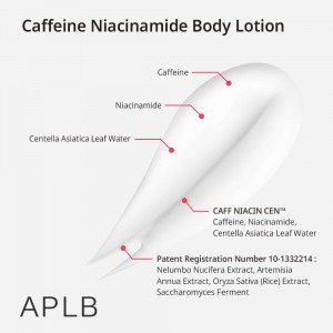 APLB Caffeine & Niacinamide Body Lotion – Ενυδατική για Τόνωση & Εξομάλυνση Σώματος