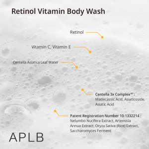 APLB Retinol Vitamin C Vitamin E Body Wash - Καθαρισμός & Αναζωογόνηση Σώματος