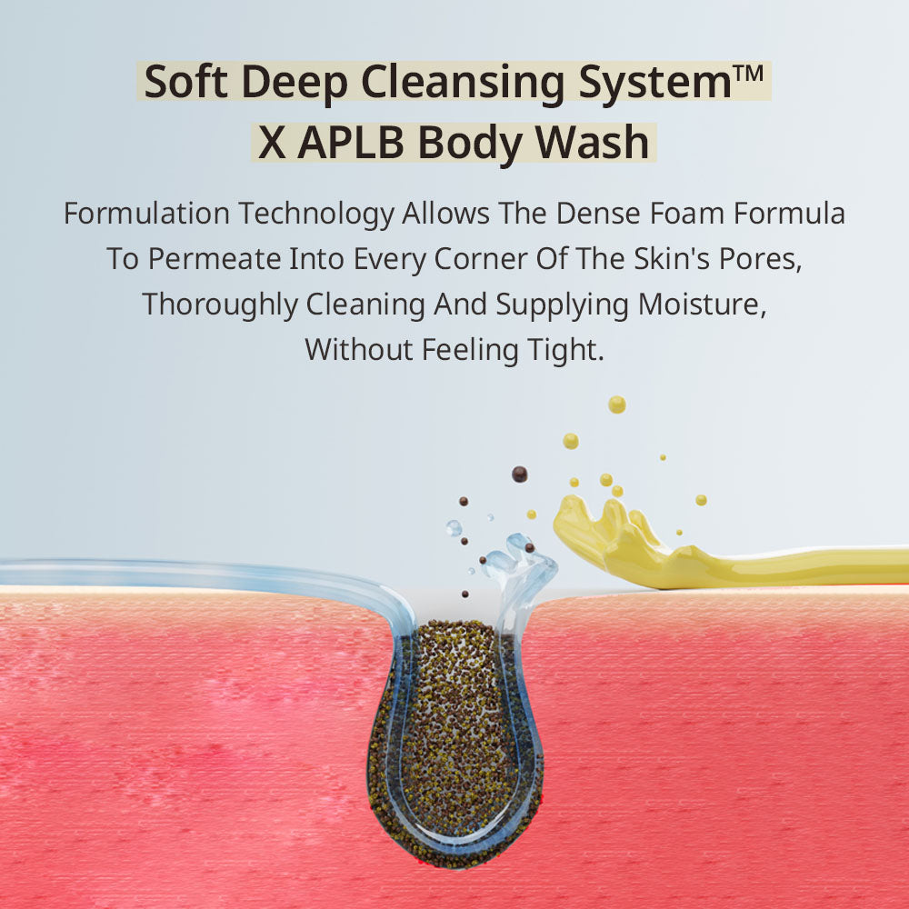 APLB Retinol Vitamin C Vitamin E Body Wash - Καθαρισμός & Αναζωογόνηση Σώματος