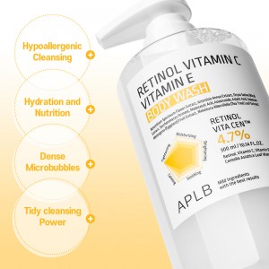 APLB Retinol Vitamin C Vitamin E Body Wash - Καθαρισμός & Αναζωογόνηση Σώματος