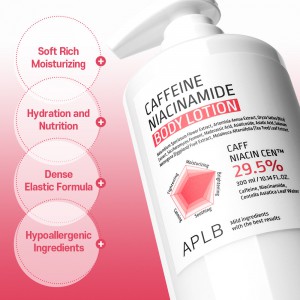 APLB Caffeine & Niacinamide Body Lotion – Ενυδατική για Τόνωση & Εξομάλυνση Σώματος