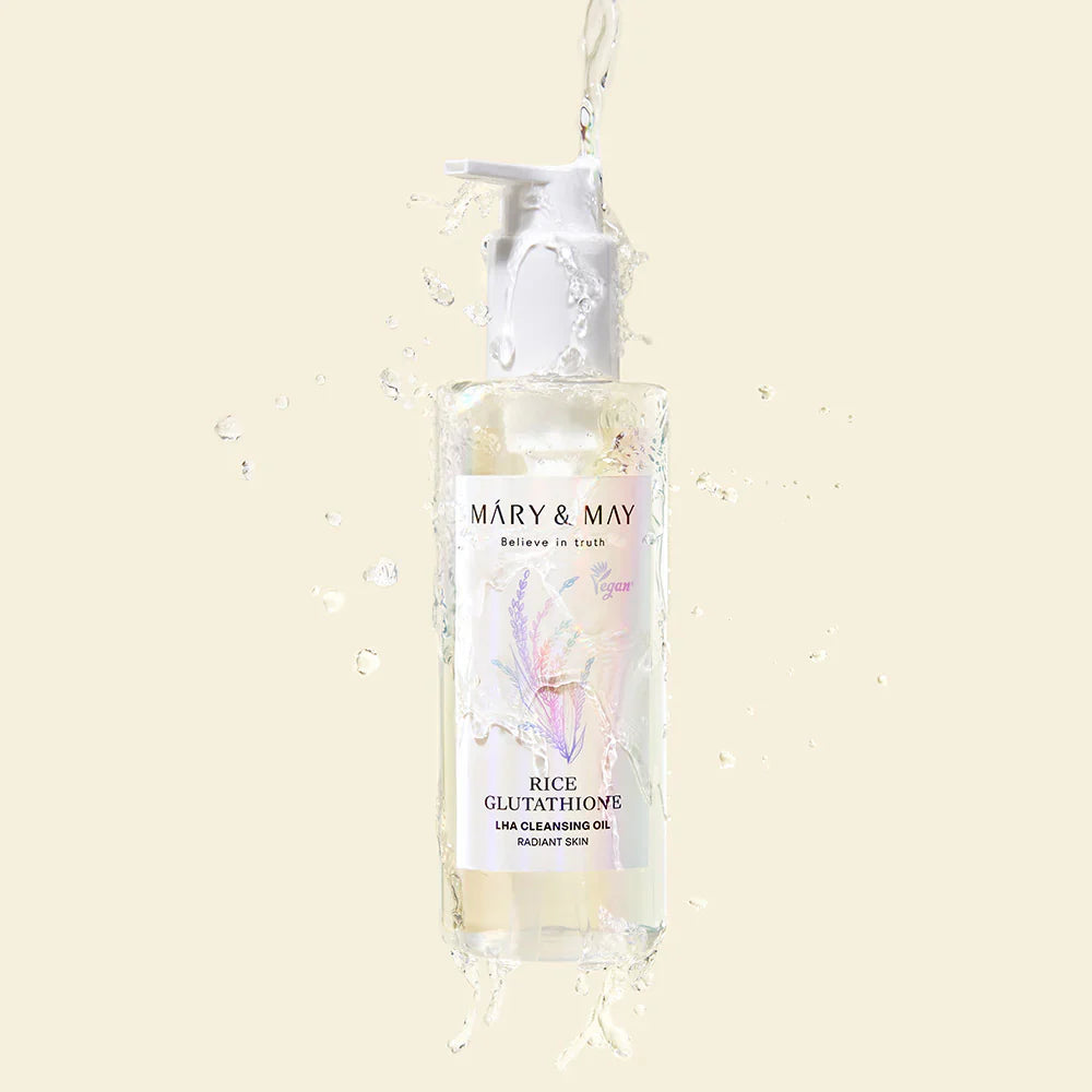 Mary&May Rice Glutathione LHA Cleansing Oil - Λάδι Ντεμακιγιάζ με Ρύζι, Γλουταθειόνη & LHA