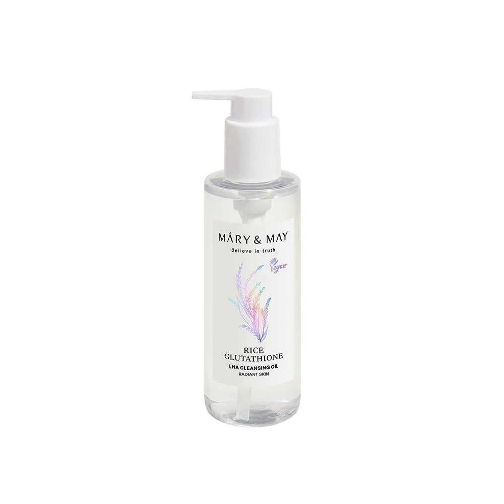 Mary&May Rice Glutathione LHA Cleansing Oil - Λάδι Ντεμακιγιάζ με Ρύζι, Γλουταθειόνη & LHA