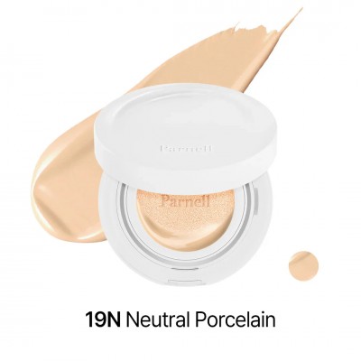 Parnell Cicamanu Serum Cushion 19N Neutral Porcelain - Ενυδατικό Καλυπτικό Μέικαπ με Serum