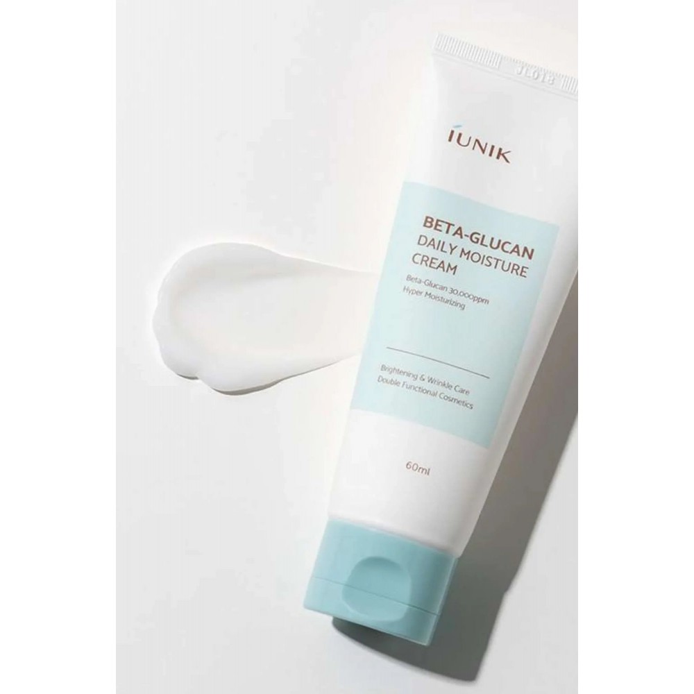 iUNIK Beta Glucan Daily Moisture Cream - Ενυδατική κρέμα για επανόρθωση του δέρματος