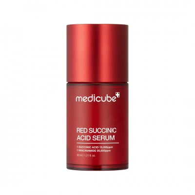 Medicube Red Succinic Acid Serum - Απολεπιστικός Ορός Κατά της Ακμής με Νιασιναμίδη & Σουξινικό Οξύ