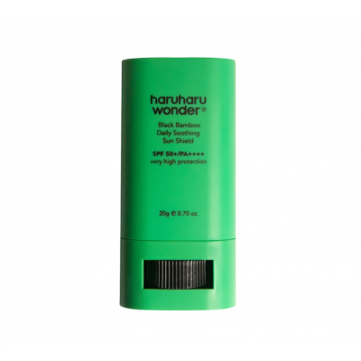 Haruharu Wonder Black Bamboo Daily Soothing Sun Shield SPF50+/PA++++ - Αντηλιακό στικ με ματ αποτέλεσμα