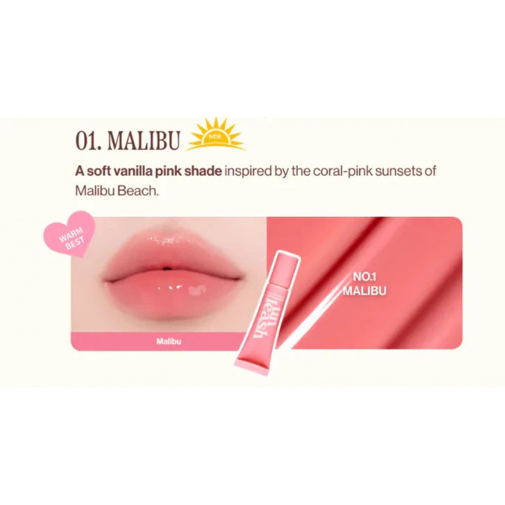 Unleashia Sunset Dazzle Gloss Balm - No.1 Malibu