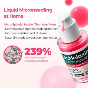 Dr. Melaxin Cemenrete Cyano Pink Spicule Serum - Ροζ Σερουμ Αναγέννησης με Βιταμίνη B12