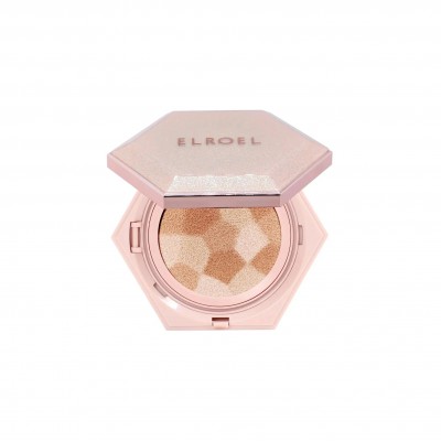 ELROEL Blending Compact Cushion #23 Natural Beige - 4 σε 1 Cushion για Λάμψη, Κάλυψη & Περιποίηση