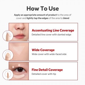 TIRTIR Glide & Hide Blurring Concealer #6O - Διπλής Χρήσης Concealer για Απόλυτη Κάλυψη & Φυσικό Φινίρισμα