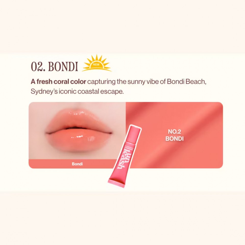 Unleashia Sunset Dazzle Gloss Balm - No. 2 Bondi