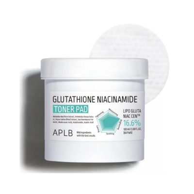 APLB Glutathione Niacinamide Toner Pad - Ενυδατικά pads με Γλουταθειόνη & Νιασιναμίδη