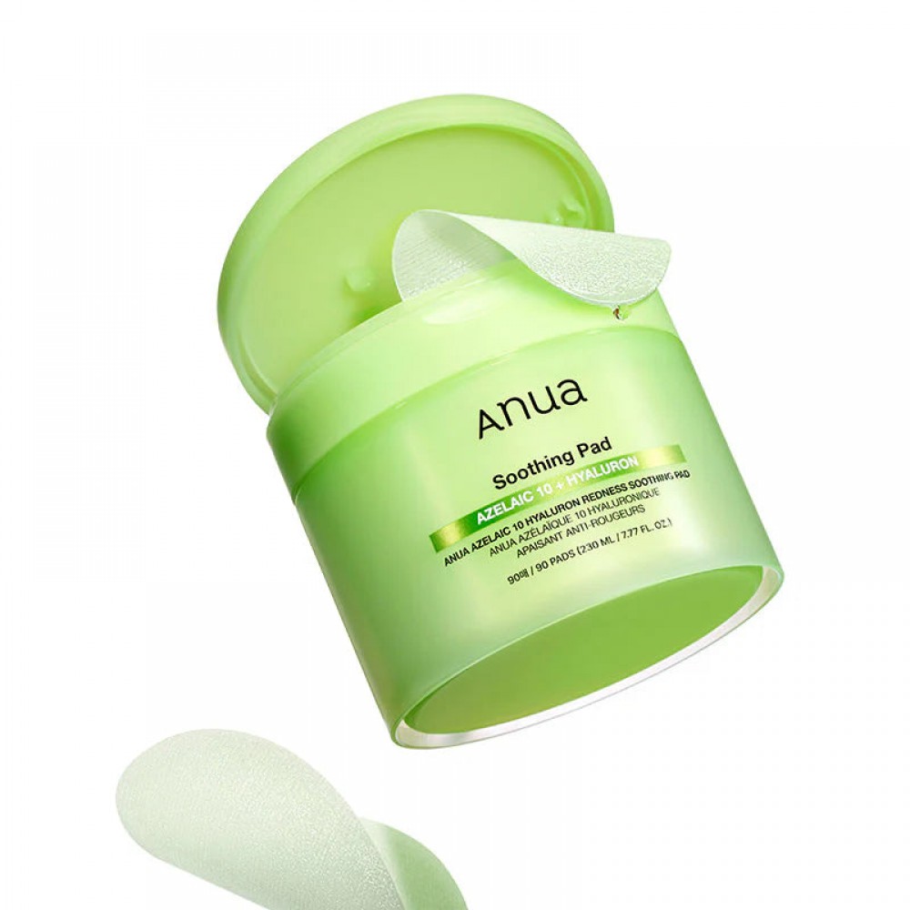 Anua Azelaic 10 Hyaluron Redness Soothing Pad - Pads κατά της ερυθρότητας