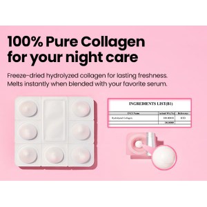 K-SECRET SEOUL 1988 Boosting Ball : Collagen 100% - 100% Υδρολυμένο Κολλαγόνο για Σφριγηλή και Ενυδατωμένη Επιδερμίδα