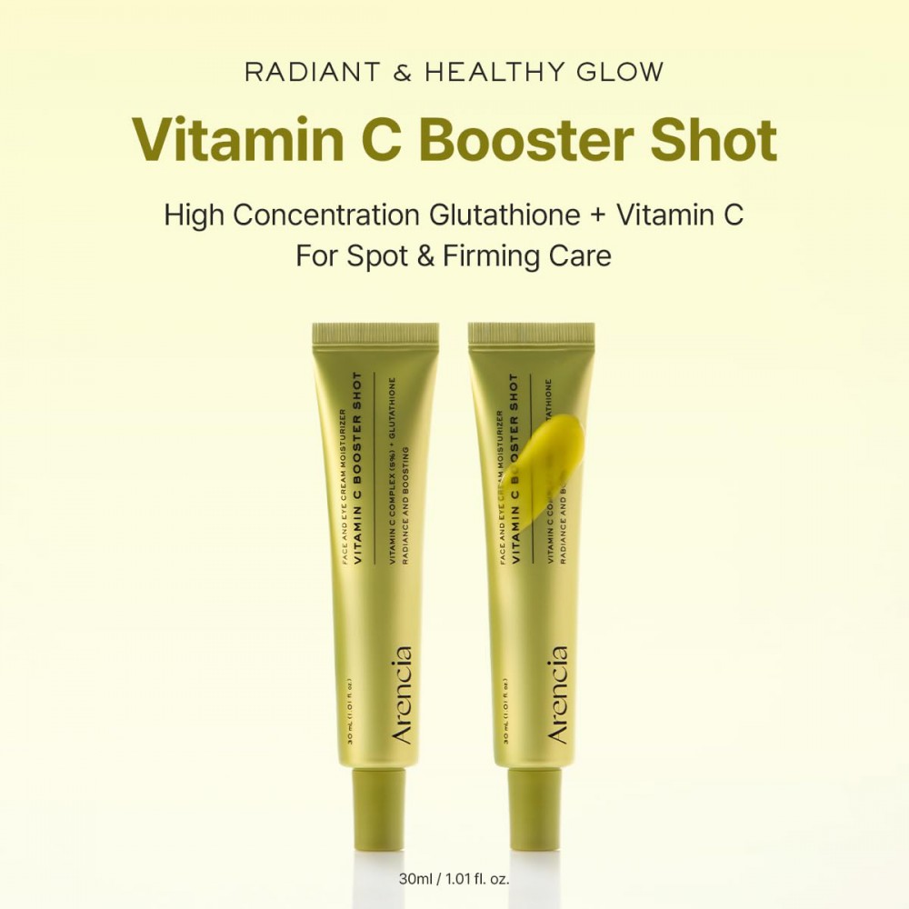 Arencia Vitamin C Booster Shot - Ενισχυμένος Ορός Βιταμίνης C για Λάμψη, Ομοιόμορφο Τόνο & Αντιοξειδωτική Προστασία