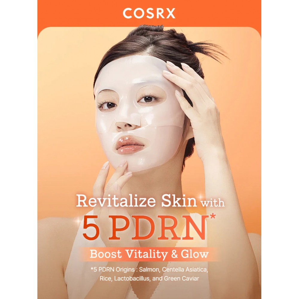 COSRX 5 PDRN Hyaluronic Acid Vital Hydrating Hydrogel Mask - Ενυδατική & Αναζωογονητική Μάσκα Προσώπου