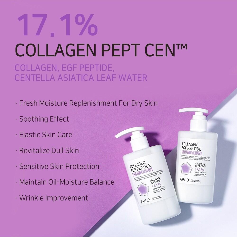 APLB Collagen EGF Peptide Body Lotion - Ενυδατική Λοσιόν Σώματος για Λάμψη και Ελαστικότητα