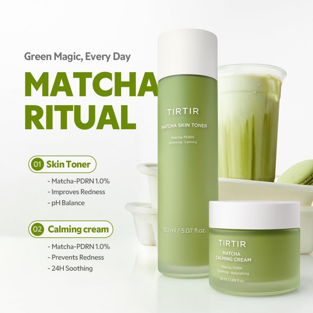 TIRTIR Matcha Calming Cream – Καταπραϋντική & Ενυδατική Κρέμα με Matcha PDRN