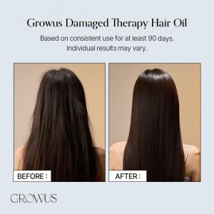 GROWUS Damage Therapy Hair Oil - Λάδι Αναδόμησης και Θρέψης Μαλλιών