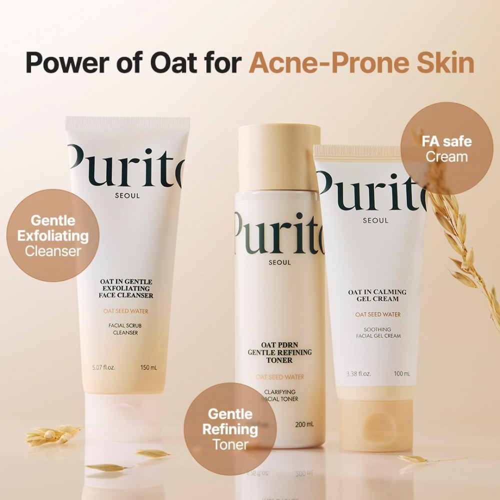 PURITO Oat PDRN Gentle Refining Toner - Καταπραϋντικός Τονωτικός Ορός Βρώμης