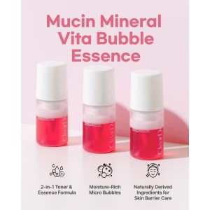 ClearDea Mucin Mineral Vita Bubble First Essence - Αναζωογονητική Essence με Mucin & Κολλαγόνο