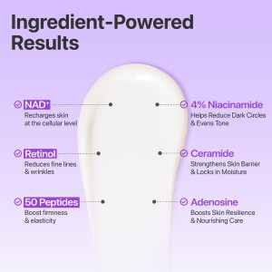 numbuzin No.9 NAD Retinol Volumetox Eye Cream - Συσφιγκτική Κρέμα Ματιών με NAD+ & Ρετινόλη για Λεία, Ξεκούραστη Όψη