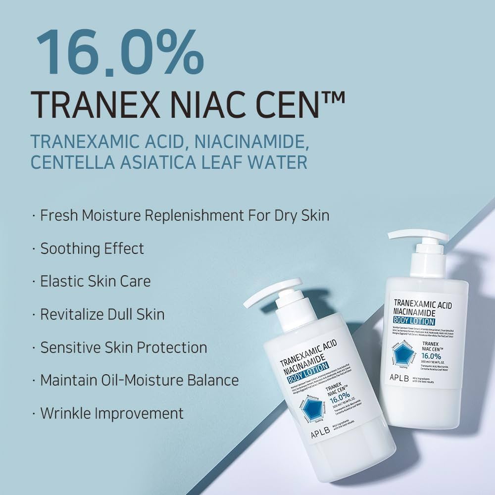 APLB Tranexamic Acid Niacinamide Body Lotion - Κρέμα σώματος για φωτεινή και καθαρή επιδερμίδα