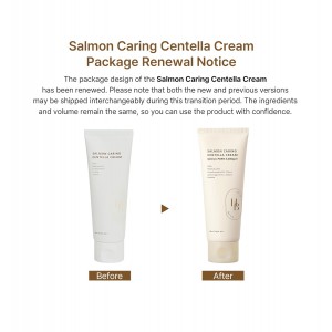 HEVEBLUE Salmon Caring Centella Cream - Ενυδατική κρέμα με Εκχύλισμα Σολομού & Centella