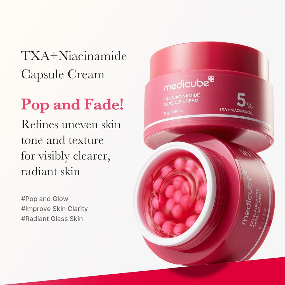 Medicube TXA Niacinamide Capsule Cream - Κρέμα για δυσχρωμίες, σημάδια ακμής & ανομοιόμορφη υφή