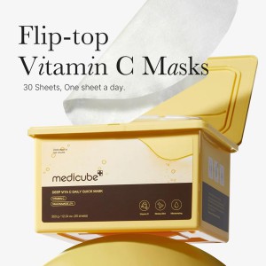 Medicube Deep Vita C Daily Quick Mask - Μάσκες με ισχυρό σύμπλεγμα βιταμινών για άμεση λάμψη
