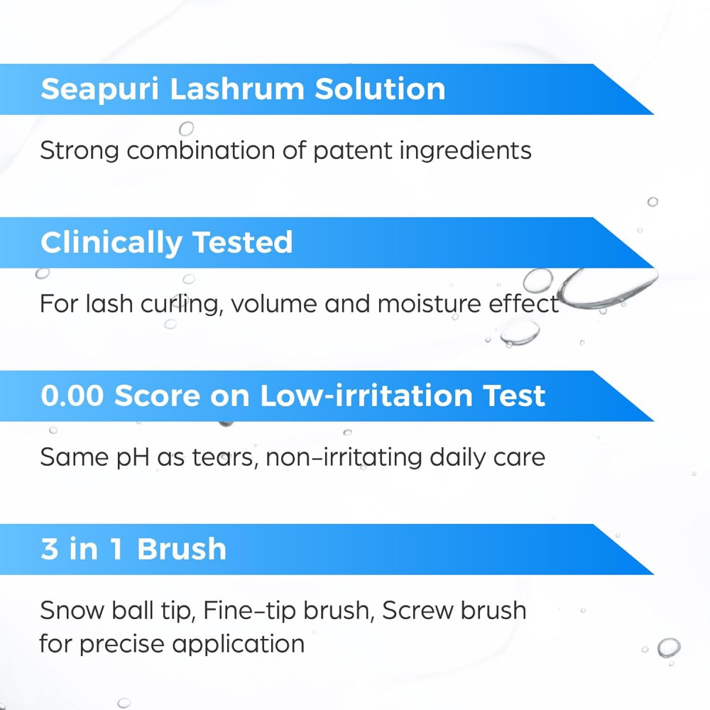 Seapuri Lashrum Eyelash Enhancing Serum - Ορός Ενδυνάμωσης Βλεφαρίδων με Πεπτίδια