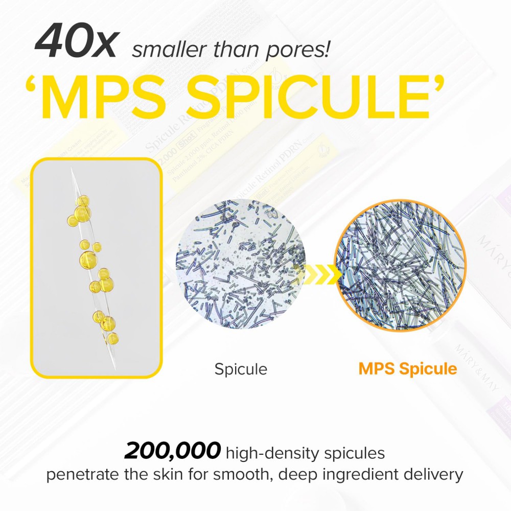 Mary&May Spicule Retinol PDRN Cream - Κρέμα Αναγέννησης για Πόρους, Ρυτίδες & Ομοιόμορφη Όψη
